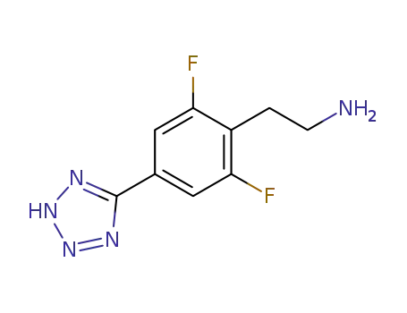 2-[2,6-difluoro-4-(2<i>H</i>-tetrazol-5-yl)-phenyl]-ethylamine