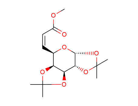 metrhyl (Z)-6,7-dideoxyl-1,2:3,4-di-O-isopropylidene-α-D-galacto-oct-5-enopyranuronate
