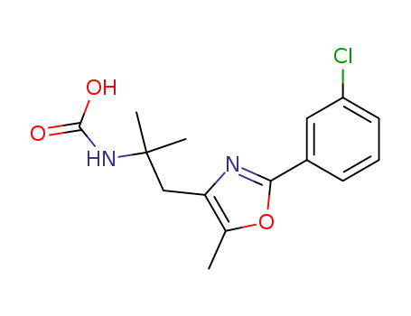 {2-[2-(3-Chloro-phenyl)-5-methyl-oxazol-4-yl]-1,1-dimethyl-ethyl}-carbamic acid