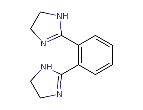Molecular Structure of 21381-58-8 (1H-Imidazole, 2,2'-(1,2-phenylene)bis[4,5-dihydro-)