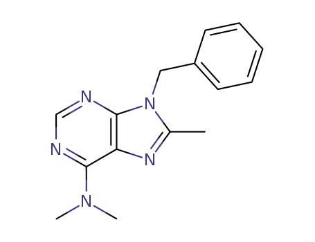 9H-Purin-6-amine, N,N,8-trimethyl-9-(phenylmethyl)-