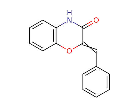 Molecular Structure of 55894-84-3 (2H-1,4-Benzoxazin-3(4H)-one, 2-(phenylmethylene)-)
