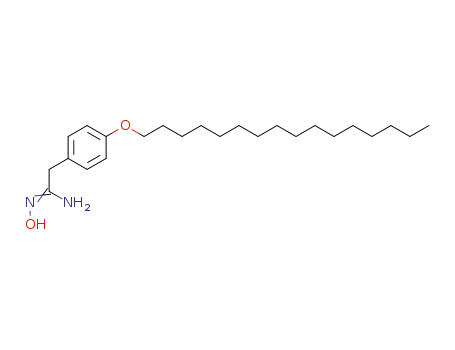 4-(hexadecyloxy)phenylacetamidoxime