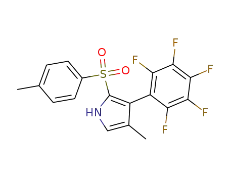 4-methyl-3-pentafluorophenyl-2-(4-toluenesulfonyl)-1H-pyrrole