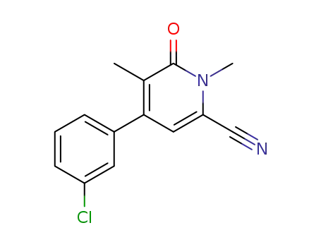 4-(3-chloro-phenyl)-1,5-dimethyl-6-oxo-1,6-dihydro-pyridine-2-carbonitrile