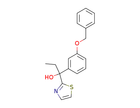 1-(3-Benzyloxy-phenyl)-1-thiazol-2-yl-propan-1-ol