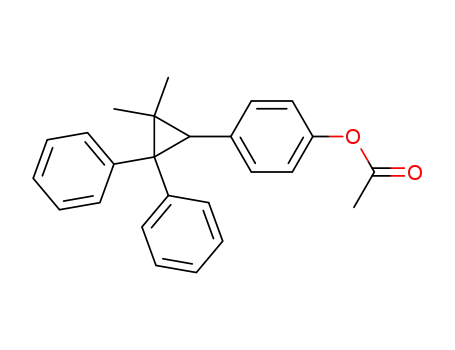 1,1-Diphenyl-2-(p-acetoxyphenyl)-3,3-dimethylcyclopropan