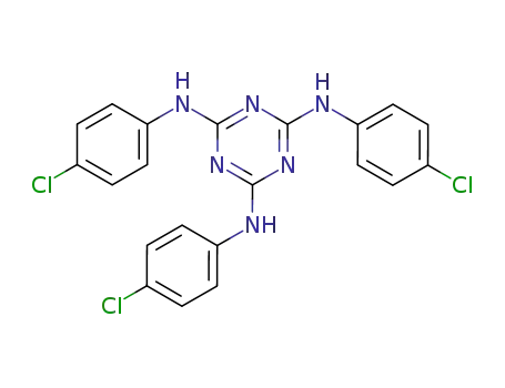 N,N′,N′′-トリス(4-クロロフェニル)-1,3,5-トリアジン-2,4,6-トリアミン