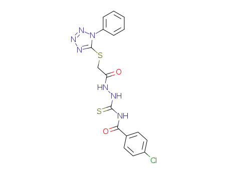 1-(1-phenyl-1H-tetrazol-5-ylthiol)acetyl-4-(4-chlorobenzoyl)thiosemicarbazide