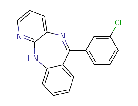 Molecular Structure of 83166-38-5 (6-(3-chlorophenyl)-11H-pyrido[2,3-b][1,4]benzodiazepine)