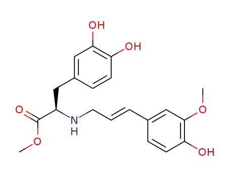 (R)-3-(3,4-Dihydroxy-phenyl)-2-[(E)-3-(4-hydroxy-3-methoxy-phenyl)-allylamino]-propionic acid methyl ester