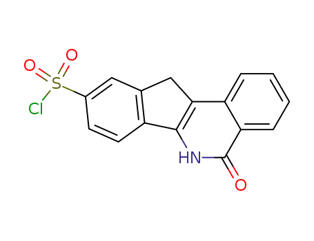 9-chlorosulfonyl-5,6-dihydro-5-oxo-11H-indeno[1,2-c] Isoquinoline