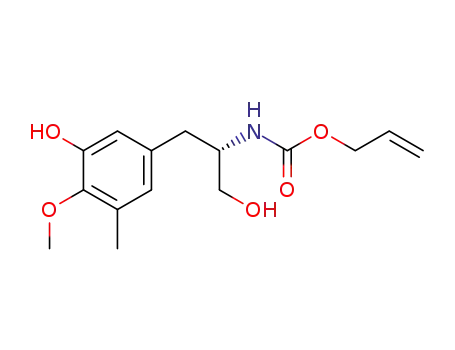 Carbamic acid,
[(1S)-2-hydroxy-1-[(5-hydroxy-4-methoxy-3-methylphenyl)methyl]ethyl]-,
2-propenyl ester
