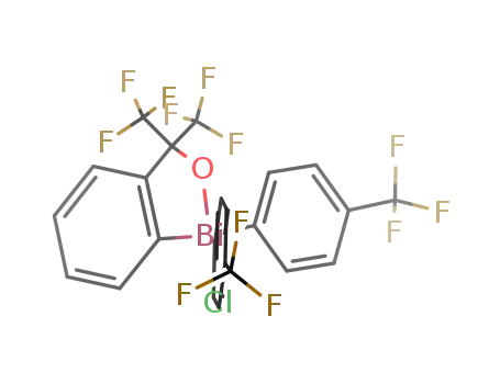 3,3-bis(trifluoromethyl)-1-chloro-1,1-bis(p-(trifluoromethyl)phenyl)-3H-2,1-benzoxabismole