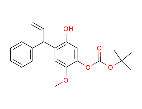 Carbonic acid, 1,1-dimethylethyl
5-hydroxy-2-methoxy-4-(1-phenyl-2-propenyl)phenyl ester