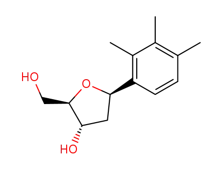 (2R,3S,5R)-2-Hydroxymethyl-5-(2,3,4-trimethyl-phenyl)-tetrahydro-furan-3-ol