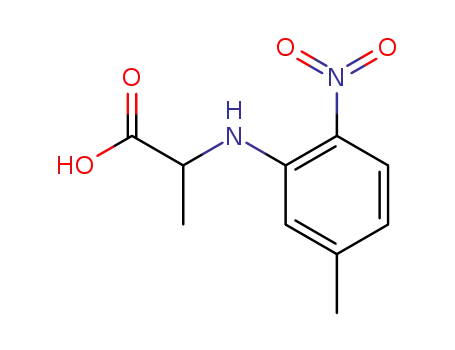 Molecular Structure of 639474-96-7 (D,L-N-(5-methyl-2-nitrophenyl)alanine)
