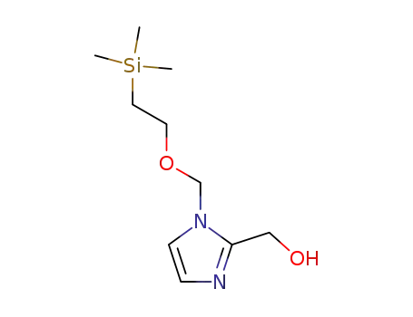 Molecular Structure of 129486-90-4 (1H-Imidazole-2-methanol, 1-[[2-(trimethylsilyl)ethoxy]methyl]-)
