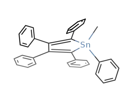 1-methyl-1,2,3,4,5-pentaphenylstannole