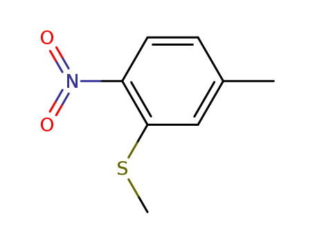 Benzene,4-methyl-2-(methylthio)-1-nitro- cas  29690-22-0