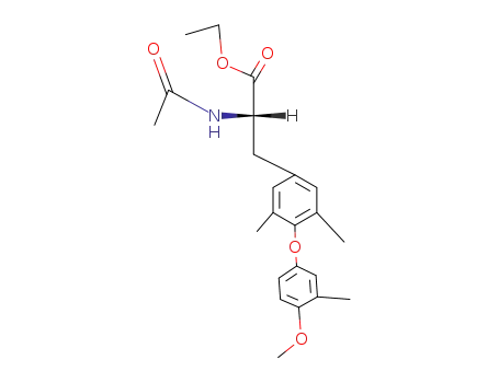 N-acetyl-4'-methoxy-3,5,3'-trimethyl-L-thyronine ethyl ester