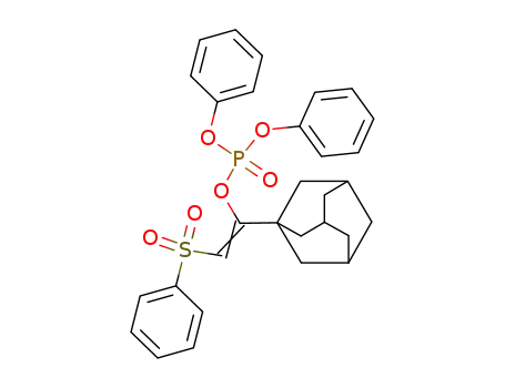 Phosphoric acid (Z)-1-adamantan-1-yl-2-benzenesulfonyl-vinyl ester diphenyl ester