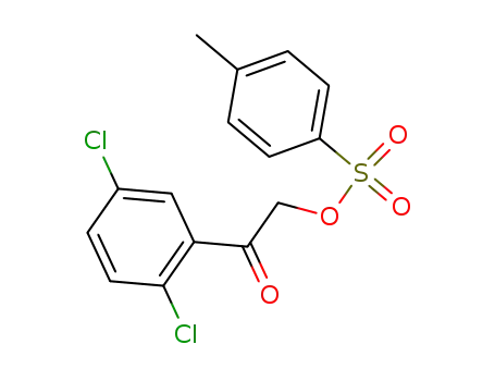 Molecular Structure of 851707-81-8 (Ethanone, 1-(2,5-dichlorophenyl)-2-[[(4-methylphenyl)sulfonyl]oxy]-)