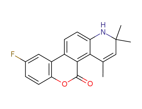9-Fluoro-2,2,4-trimethyl-1,2-dihydro-6-oxa-1-aza-chrysen-5-one