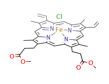 Iron, chloro[dimethyl7,12-diethenyl-3,8,13,17-tetramethyl-21H,23H-porphine-2,18-dipropanoato(2-)-kN21,kN22,kN23,kN24]-, (SP-5-13)-