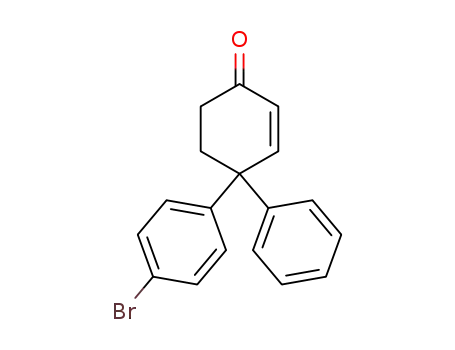 4-(p-bromophenyl)-4-phenylcyclohex-2-en-1-one