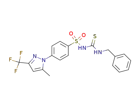 C<sub>19</sub>H<sub>17</sub>F<sub>3</sub>N<sub>4</sub>O<sub>2</sub>S<sub>2</sub>