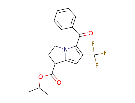 1H-Pyrrolizine-1-carboxylic acid,
5-benzoyl-2,3-dihydro-6-(trifluoromethyl)-, 1-methylethyl ester