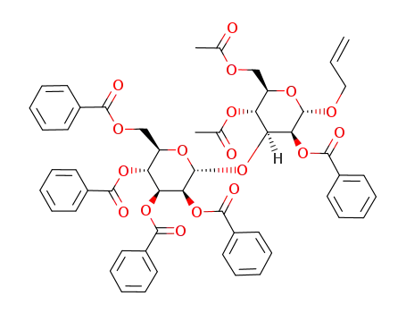 allyl 2,3,4,6-tetra-O-benzoyl-α-D-mannopyranosyl-(1->3)-4,6-di-O-acetyl-2-O-benzoyl-α-D-mannopyranoside