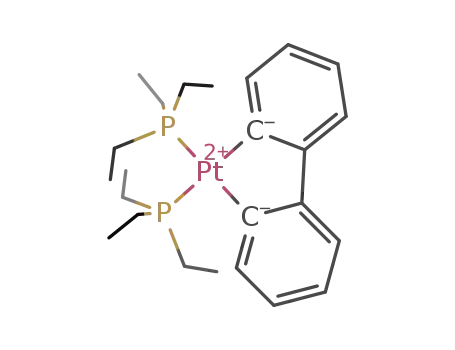 Molecular Structure of 204003-48-5 ((PEt<sub>3</sub>)2Pt(2,2'-biphenyl))