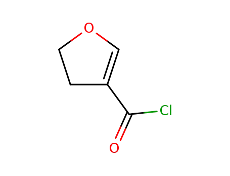 Molecular Structure of 117943-06-3 (3-Furancarbonyl chloride, 4,5-dihydro-)