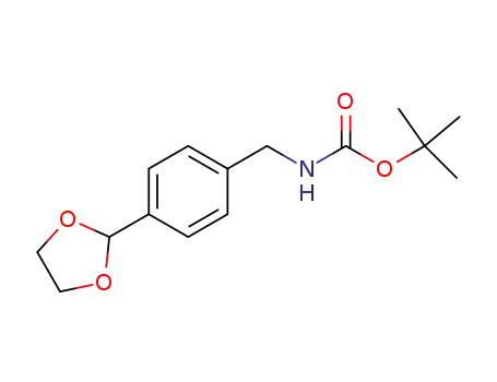 Carbamic acid, [[4-(1,3-dioxolan-2-yl)phenyl]methyl]-, 1,1-dimethylethyl
ester