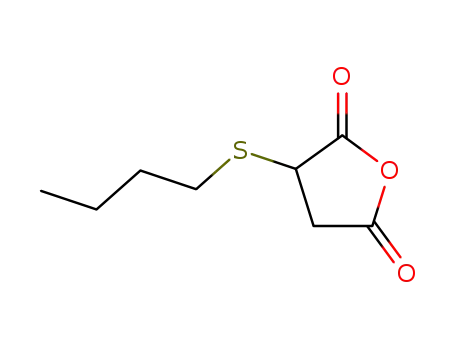 Molecular Structure of 4162-47-4 (2,5-Furandione, 3-(butylthio)dihydro-)