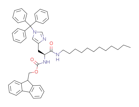 N-dodecyl-[N<sup>α</sup>-((9H-fluorenyl)methyloxycarbonyl)-N<sup>im</sup>-(trityl)]histidinamide