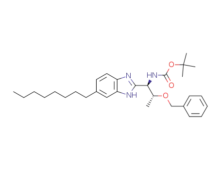 [2-benzyloxy-1-(6-octyl-1<i>H</i>-benzoimidazol-2-yl)-propyl]-carbamic acid <i>tert</i>-butyl ester