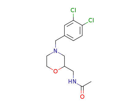 Acetamide, N-[[4-[(3,4-dichlorophenyl)methyl]-2-morpholinyl]methyl]-