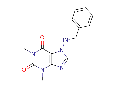 7-benzylamino-1,3,8-trimethyl-3,7-dihydro-purine-2,6-dione