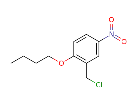 Molecular Structure of 31309-83-8 (2-Butoxy-α-chlor-5-nitrotoluol)