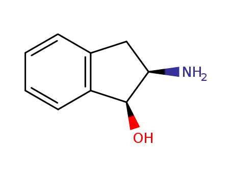 Molecular Structure of 23337-80-6 (Cis-2-Amino-1-hydroxyindane)