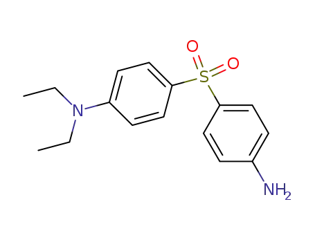 Molecular Structure of 51688-32-5 (4-[(4-Aminophenyl)sulfonyl]-N,N-diethylbenzenamine)