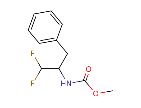 Carbamic acid, [2,2-difluoro-1-(phenylmethyl)ethyl]-, methyl ester