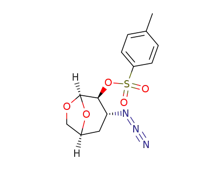 1,6-anhydro-3-azido-3,4-dideoxy-2-O-tosyl-β-D-arabino-hexopyranose