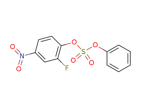 Molecular Structure of 820220-76-6 (Sulfuric acid, 2-fluoro-4-nitrophenyl phenyl ester)