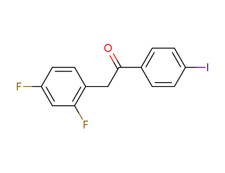 2-(2,4-difluorophenyl)-1-(4-iodophenyl)ethanone