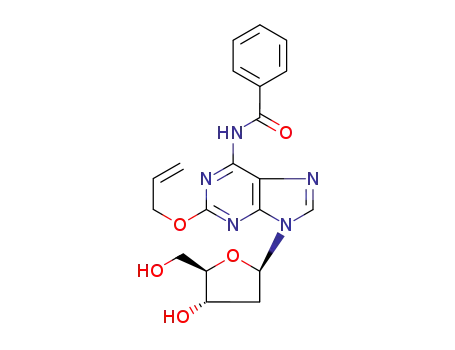 2-allyloxy-6-benzoylamino-9-[2-deoxy-β-D-erythro-pentofuranosyl]-9H-purine