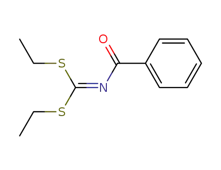 benzoyl-dithiocarbonimidic acid diethyl ester